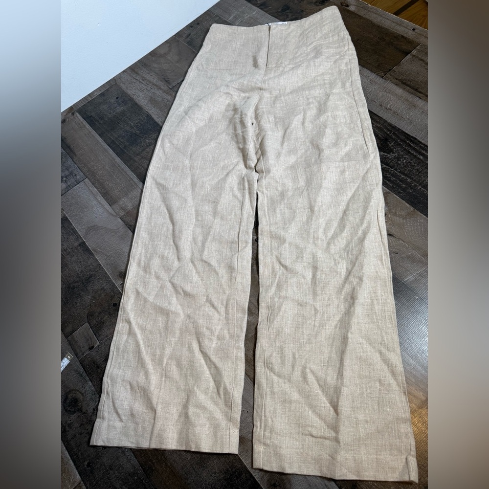 Faithfull The Brand Isotta Linen‎ Pant NWT Natural | Wide Leg Coastal | US 6
